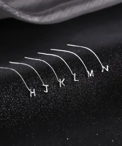 Shiny Alphabet Earrings