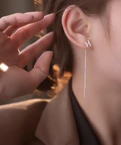 Shiny Alphabet Earrings