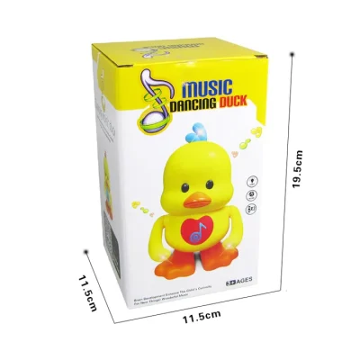 Glowing Rhythm Dancing Duck