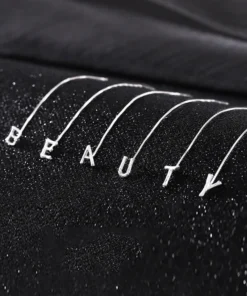 Shiny Alphabet Earrings