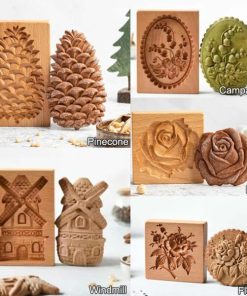 Wood Patterned Cookie Cutter