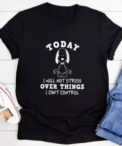 Today I Will Not Stress Over Things I Can't Control T-Shirt
