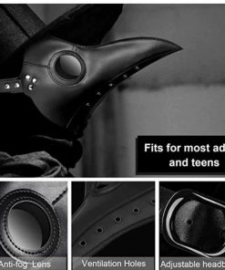 Halloween Plague Doctor Bird Mask