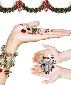 24 Days Countdown Calendar DIY Christmas Bracelets Set