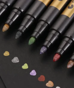 Waterproof Glitter Paint Markers (10-Pack)