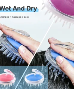 Silicone Shampoo Massage Brush
