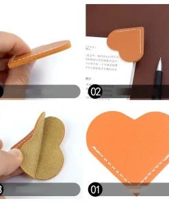 Vintage Leather Corner Bookmarks