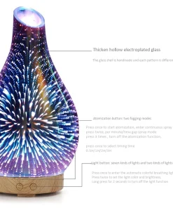 3D Ultrasonic Aromatherapy Diffuser