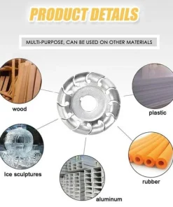 12 Teeth Wood Carving Disc