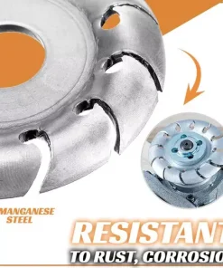 12 Teeth Wood Carving Disc Wood Shaping Disc