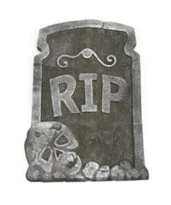 Foam Skeleton Halloween Tombstone