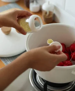 2 in 1 Sauce Seasoning Jar with Spoon