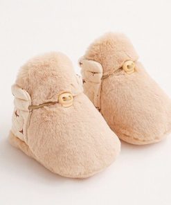 Baby Cartoon Plush Cotton Toddler Shoes