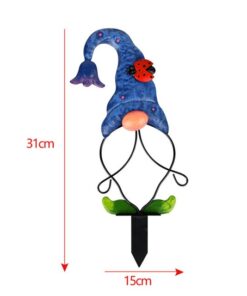 Metal Gnome Yard Sign