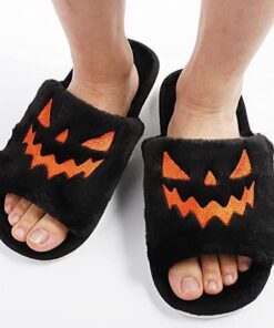 Halloween Soft Scary Pumpkin Slippers