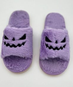Halloween Soft Scary Pumpkin Slippers