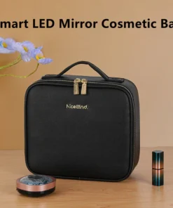 LED Light Makeup Storage Mirror