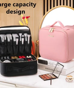 LED Light Makeup Storage Mirror