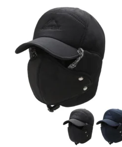 3 in 1 Winter Hat With Ear Flaps