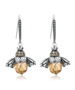 Queen Bee Crystal Drop Earrings