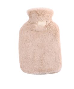 Hot Water Bottle with Soft Fur Cover