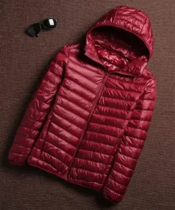 Unisex Packable Water-Resistant Puffer Jacket