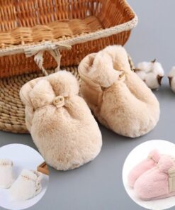 Baby Cartoon Plush Cotton Toddler Shoes