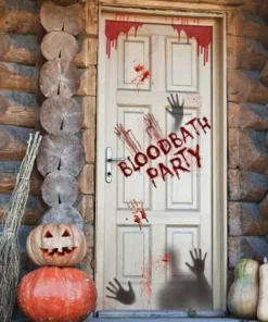 Bat Spider Door Stickers