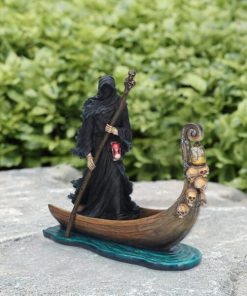 Scary Man Boat Resin Figurine Home Decor