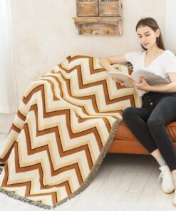 Vintage Pumpkin Sofa Cover Blanket