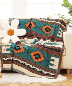 Vintage Pumpkin Sofa Cover Blanket