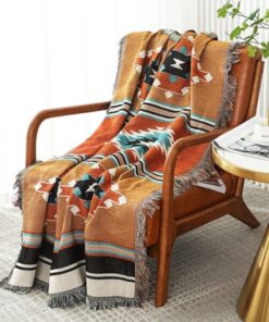 Vintage Pumpkin Sofa Cover Blanket