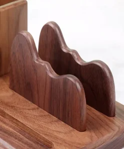 Desk Organizer Wood Pen Holder