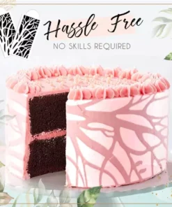 Cake Lace Decoration Stencil (Set of 10)