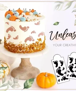 Cake Lace Decoration Stencil (Set of 10)