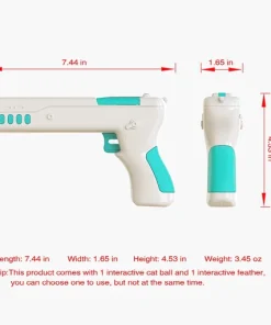 Interactive Cat Teaser Feather Wand