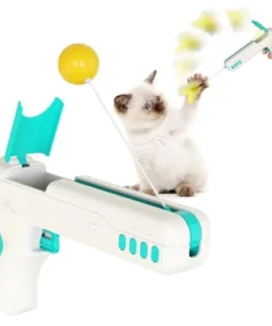 Interactive Cat Teaser Feather Wand