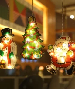 Christmas Window Hanging Lights