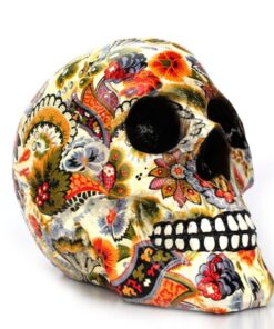 Creative Colorful Resin Skull Halloween Party Decoration