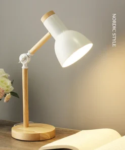 Wooden Folding Table Lamp 3D Night Light