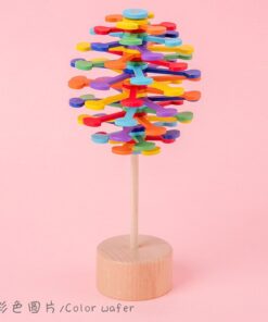 Wooden Lollipop Stress Relief Toy