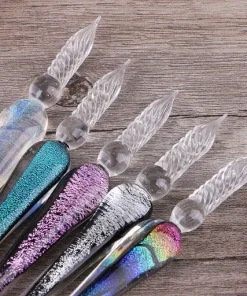 Crystal Starry Sky Glass Ink Pen