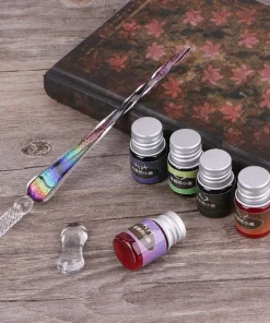 Crystal Starry Sky Glass Ink Pen