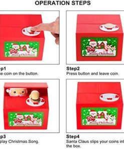 Santa Saving Money Box