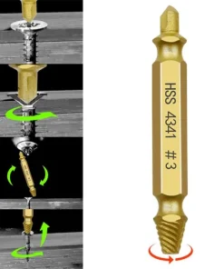 Damaged Screw Extractor Kit