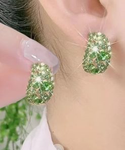 Diamonds Hoop Earrings