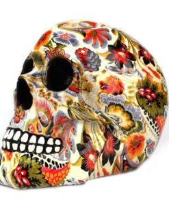 Creative Colorful Resin Skull Halloween Party Decoration