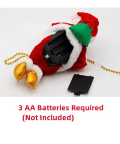 Musical Rope Climbing Santa For Cheerful Xmas Decor