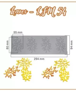 Fall-Themed Hollow Cake Decor Mold
