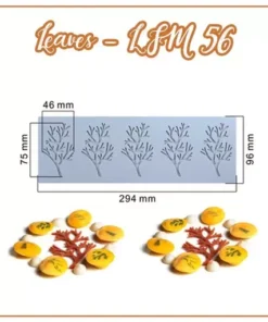 Fall-Themed Hollow Cake Decor Mold